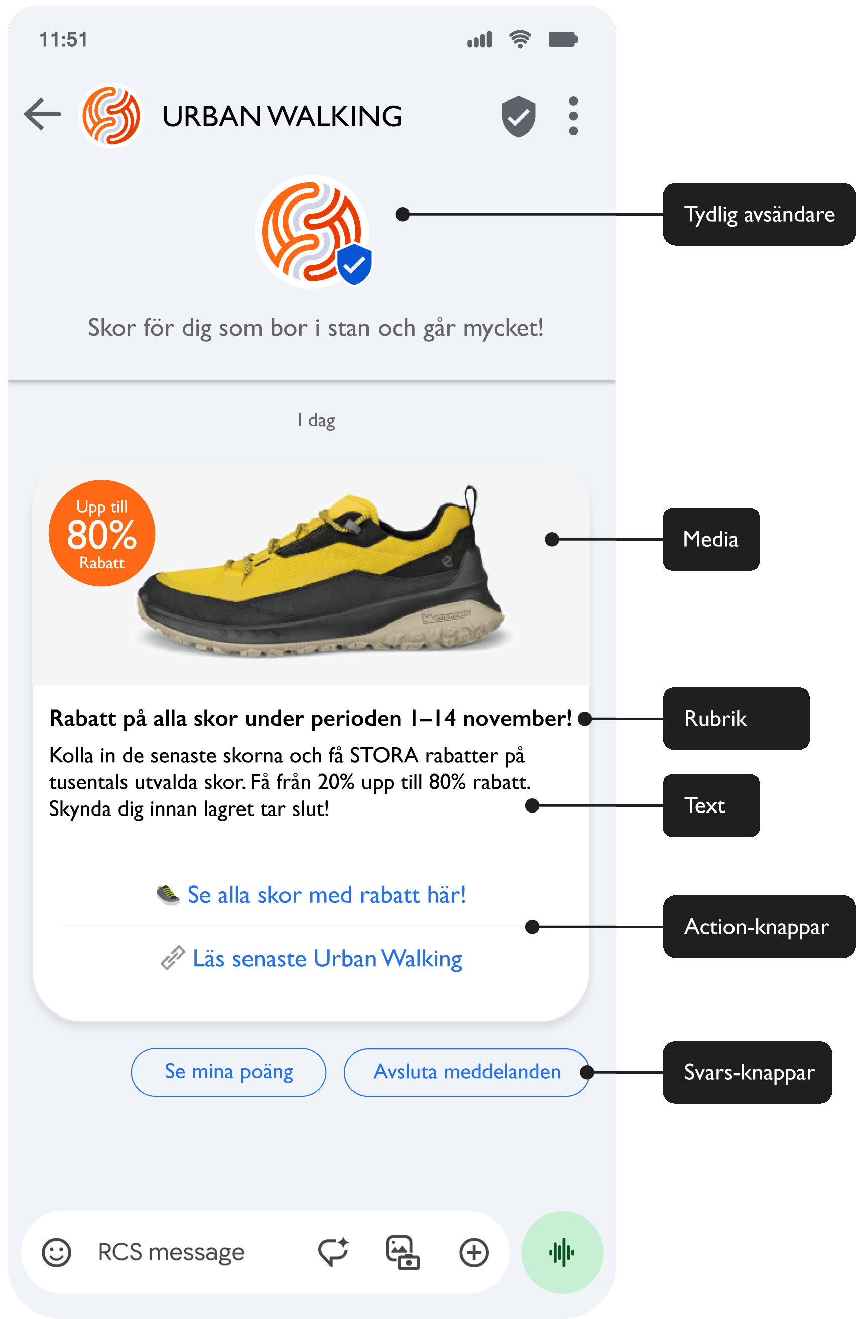 RCS är den nya standarden för mobilmeddelanden som ersätter det traditionella SMS:et.